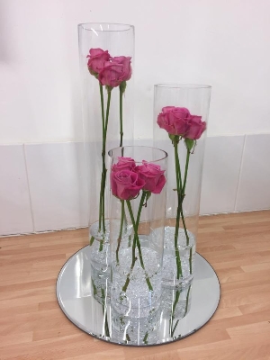 Cylinder Vase Arrangement