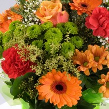 seasonal, flower, handtie, bouquet,