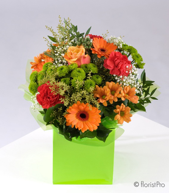 seasonal, flower, handtie, bouquet,