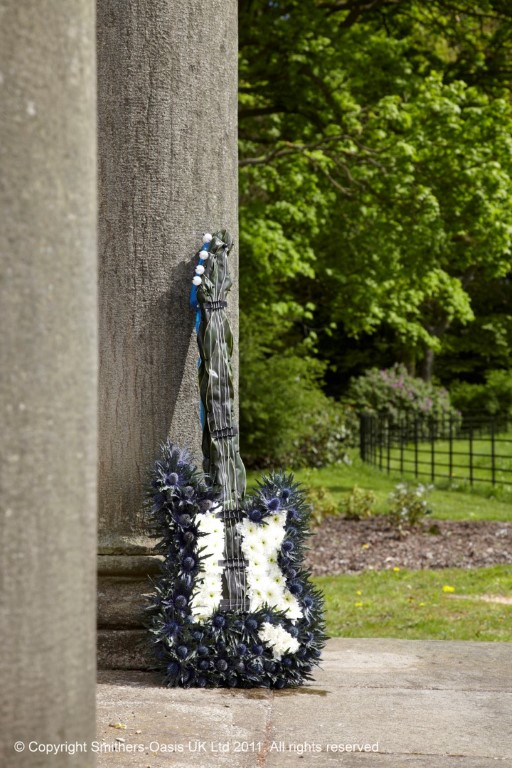 guitar, electric, acoustic, music, band, musician, Funeral, tribute, wreath, flowers, Biggin Hill, Westerham, Orpington, Bromley, Sevenoaks, Florist 