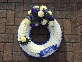 Funeral, wreath, flowers, Biggin HIll, Croydon, Bromley, florist, delivery