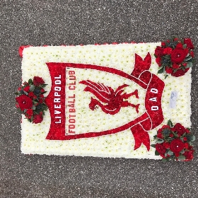 Liverpool, football, club, logo, funeral, flowers, tribute, wreath, delivery, Biggin Hill, Westerham, Bromley, Orpington, Sevenoaks, Florist