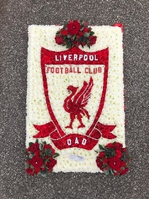 Liverpool, football, club, logo, funeral, flowers, tribute, wreath, delivery, Biggin Hill, Westerham, Bromley, Orpington, Sevenoaks, Florist