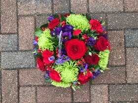 Bright mixed posy