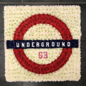 London, Underground, Funeral, tribute, wreath, flowers, Biggin Hill, Westerham, Orpington, Bromley, Sevenoaks, Florist 