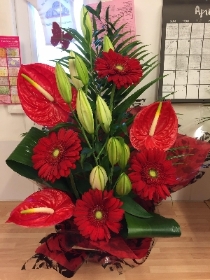 Gift, tropical, flower, arrangement, birthday, statement, impact, Gravesend, delivery, 